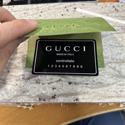 fake gucci jackie|gucci authenticity card.